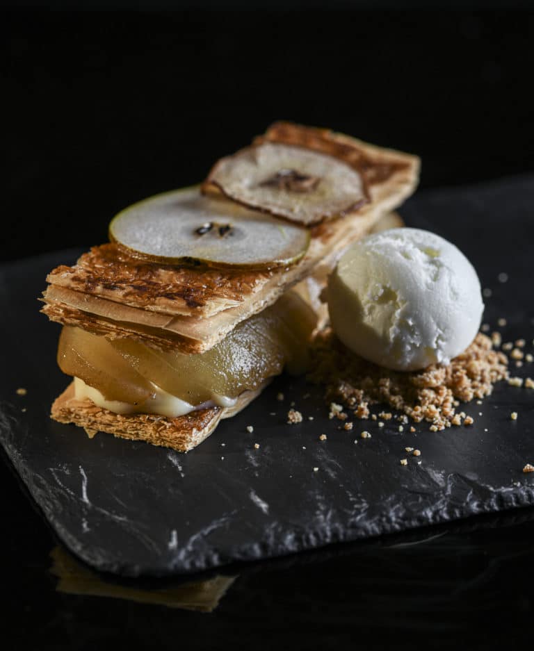 Dessert gourmand servi au restaurant Le Montagnard à Saint-Martin-de-Belleville