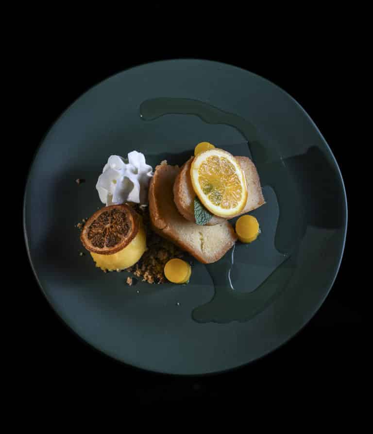 Assiette gastronomique servie au restaurant Le Montagnard à Saint-Martin-de-Belleville